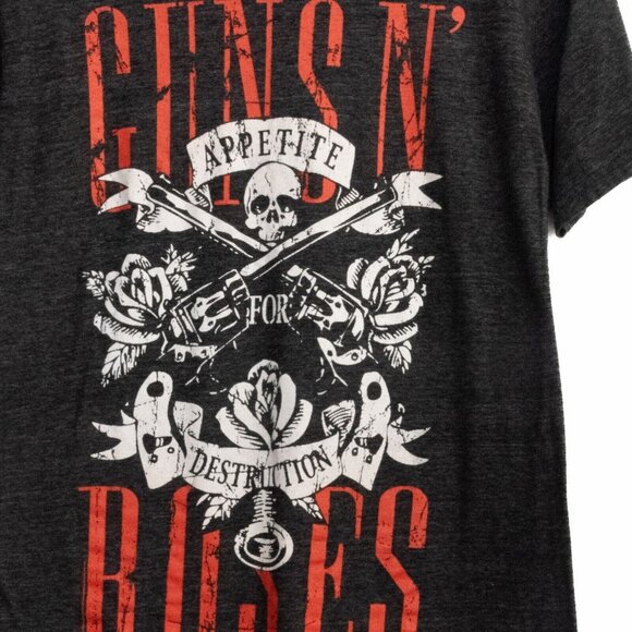 Guns N Roses Appetite Destruction Mens Black T-Shirt Short Sleeve Round Neck M - Picture 4 of 8